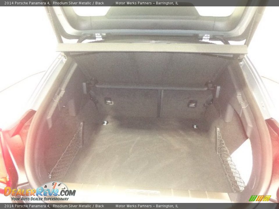 2014 Porsche Panamera 4 Rhodium Silver Metallic / Black Photo #17