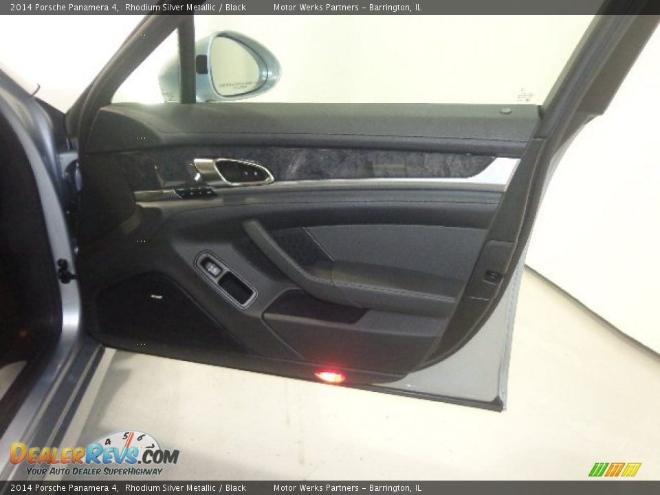 2014 Porsche Panamera 4 Rhodium Silver Metallic / Black Photo #19