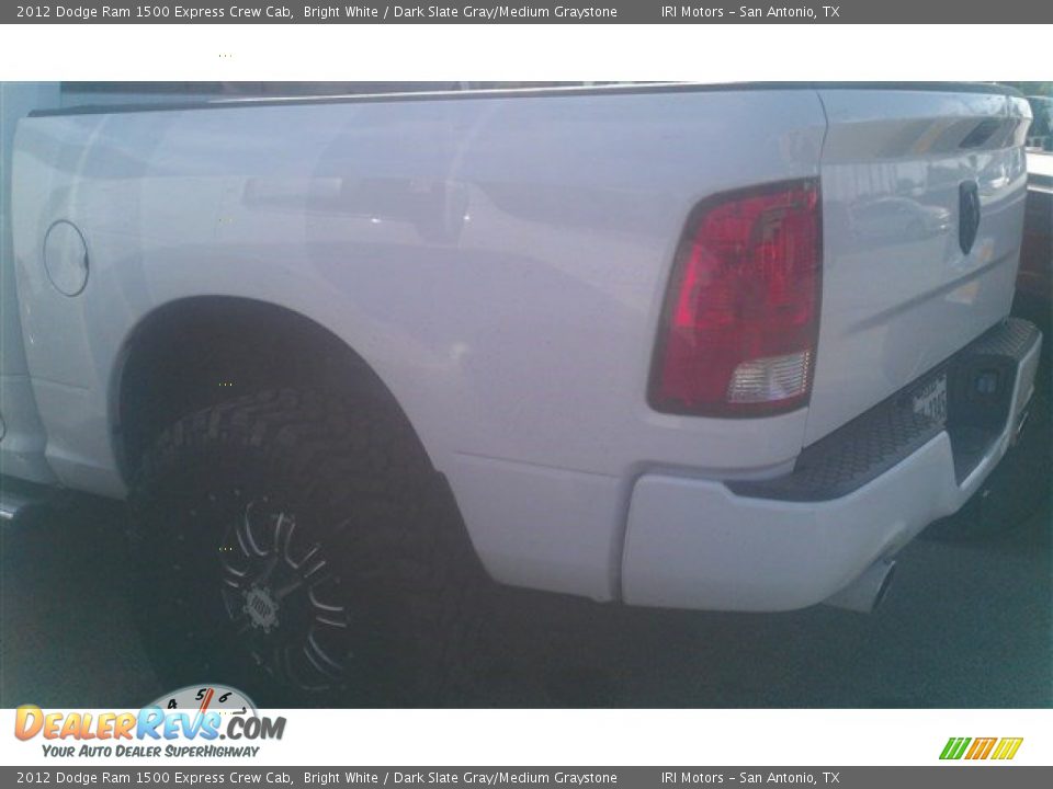 2012 Dodge Ram 1500 Express Crew Cab Bright White / Dark Slate Gray/Medium Graystone Photo #6