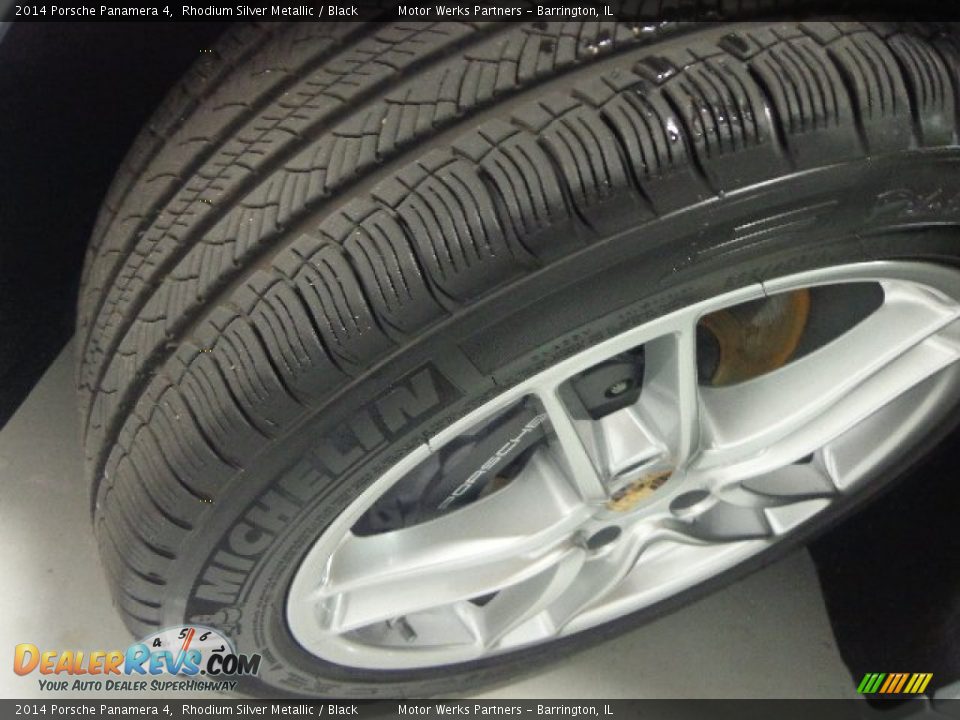 2014 Porsche Panamera 4 Rhodium Silver Metallic / Black Photo #21