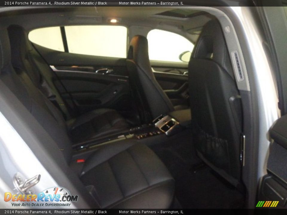 2014 Porsche Panamera 4 Rhodium Silver Metallic / Black Photo #23