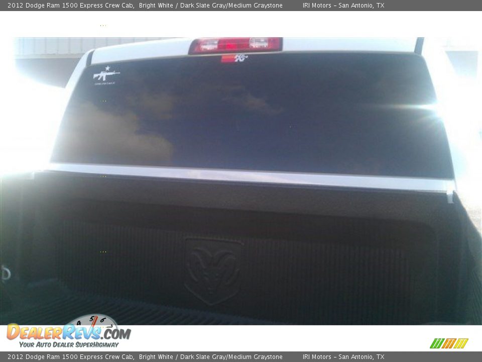 2012 Dodge Ram 1500 Express Crew Cab Bright White / Dark Slate Gray/Medium Graystone Photo #23