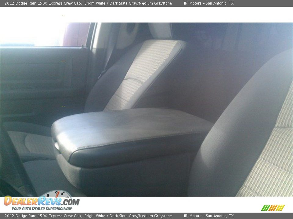 2012 Dodge Ram 1500 Express Crew Cab Bright White / Dark Slate Gray/Medium Graystone Photo #27