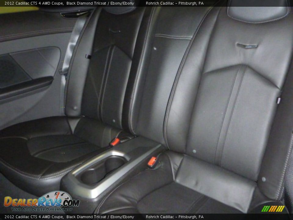 2012 Cadillac CTS 4 AWD Coupe Black Diamond Tricoat / Ebony/Ebony Photo #5