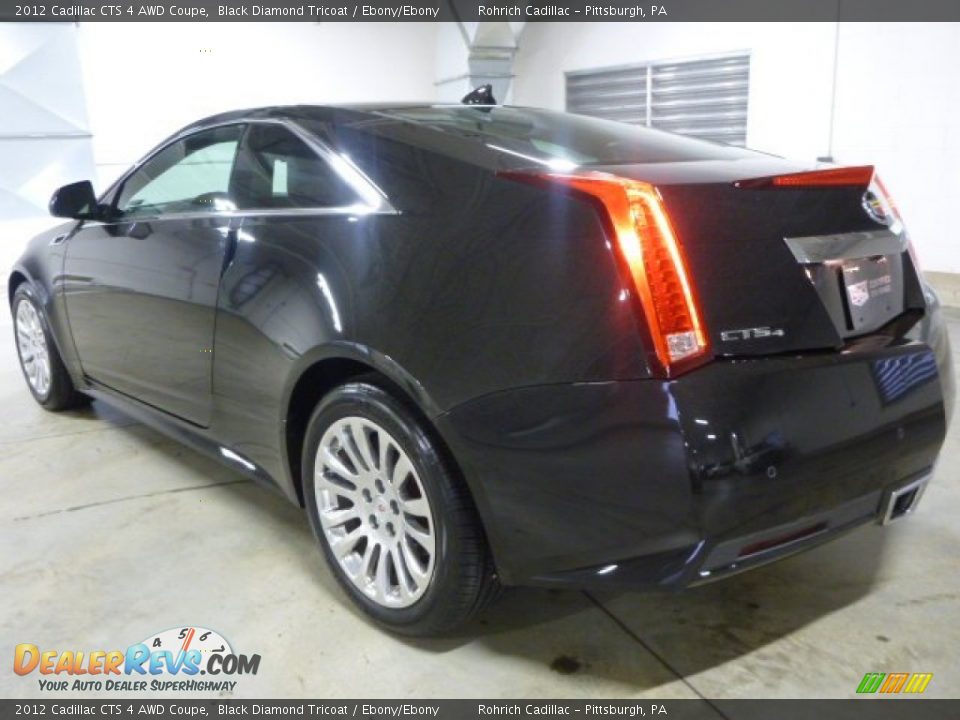 2012 Cadillac CTS 4 AWD Coupe Black Diamond Tricoat / Ebony/Ebony Photo #11
