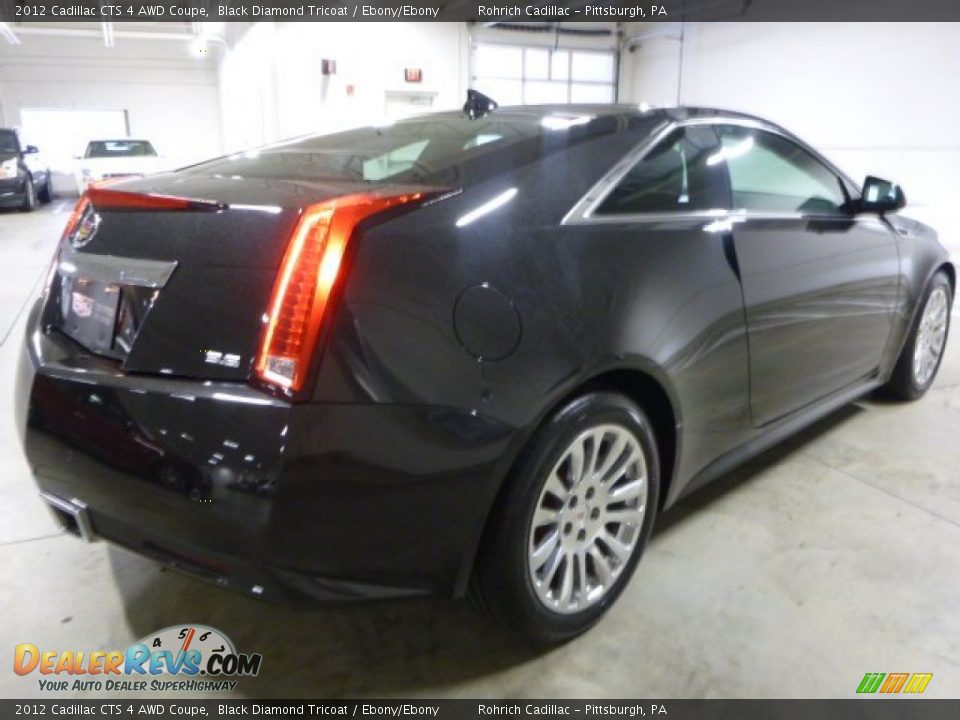 2012 Cadillac CTS 4 AWD Coupe Black Diamond Tricoat / Ebony/Ebony Photo #13