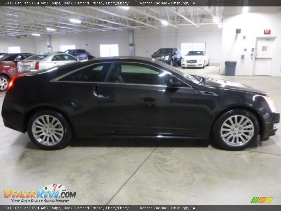 2012 Cadillac CTS 4 AWD Coupe Black Diamond Tricoat / Ebony/Ebony Photo #14