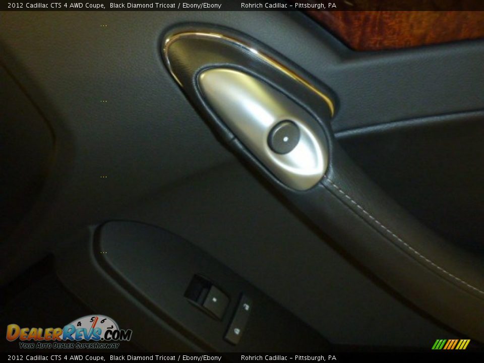 2012 Cadillac CTS 4 AWD Coupe Black Diamond Tricoat / Ebony/Ebony Photo #15