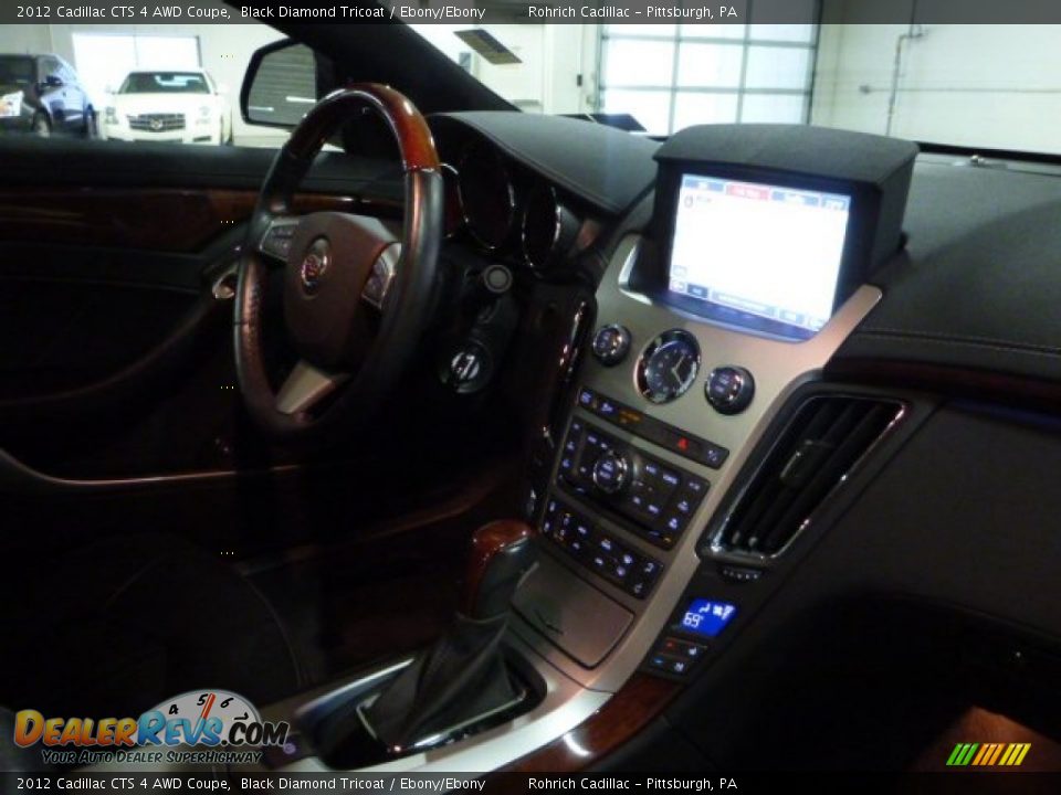 2012 Cadillac CTS 4 AWD Coupe Black Diamond Tricoat / Ebony/Ebony Photo #16