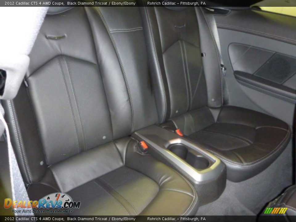 2012 Cadillac CTS 4 AWD Coupe Black Diamond Tricoat / Ebony/Ebony Photo #18