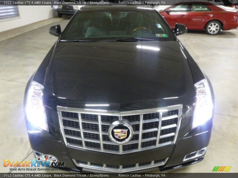 2012 Cadillac CTS 4 AWD Coupe Black Diamond Tricoat / Ebony/Ebony Photo #19
