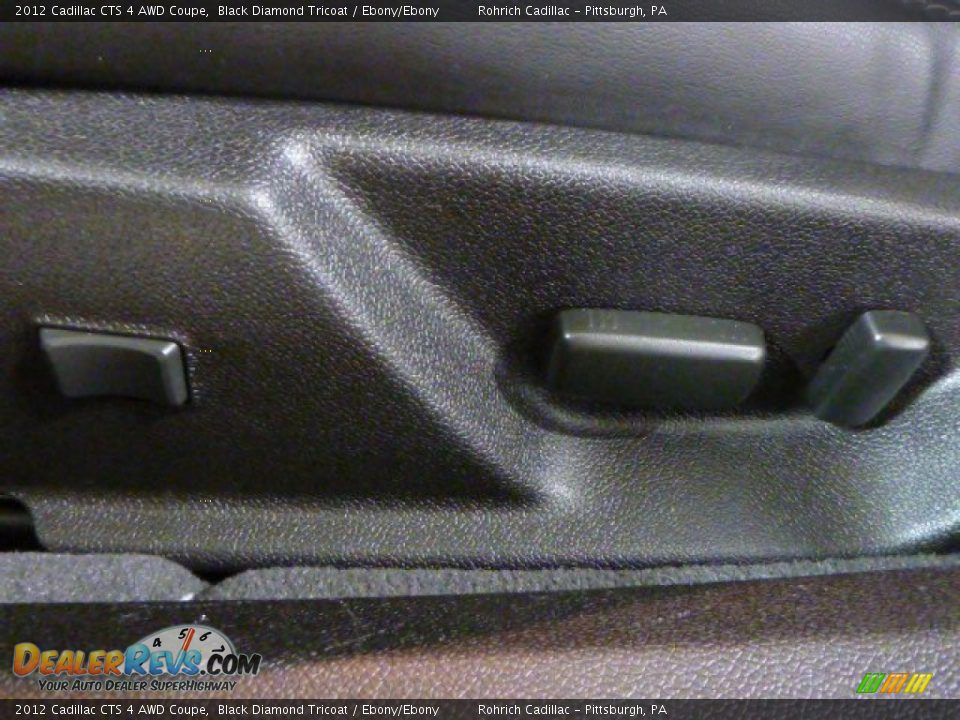 2012 Cadillac CTS 4 AWD Coupe Black Diamond Tricoat / Ebony/Ebony Photo #20
