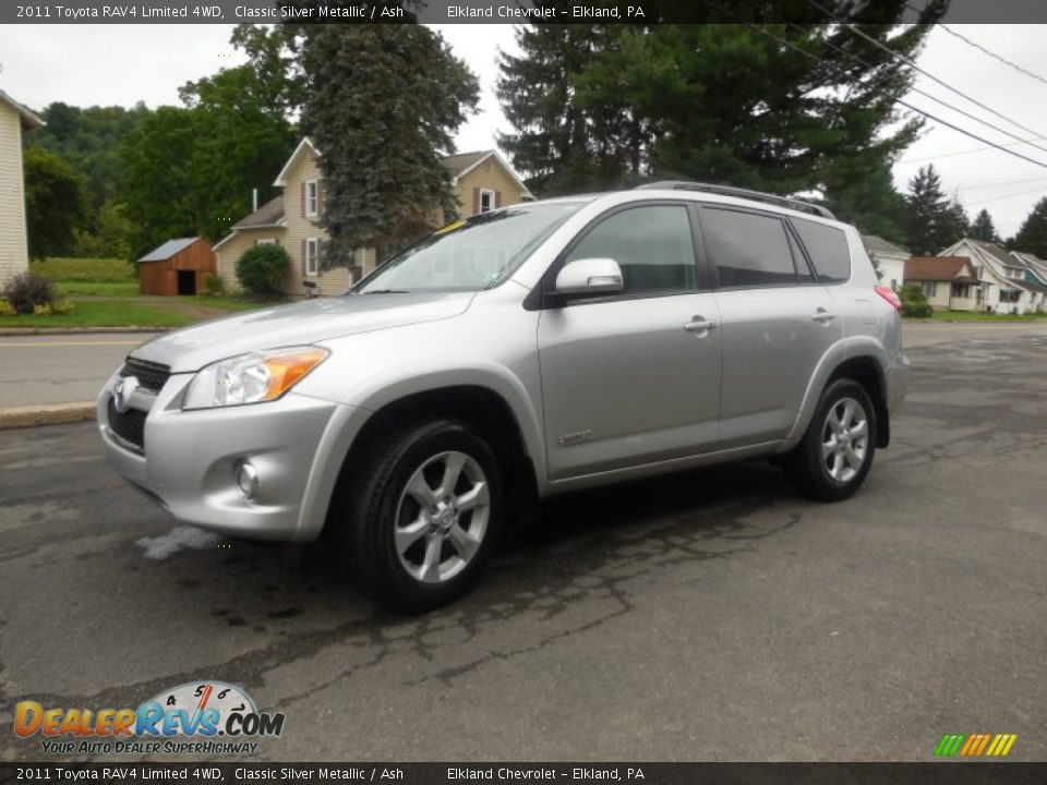 2011 Toyota RAV4 Limited 4WD Classic Silver Metallic / Ash Photo #1