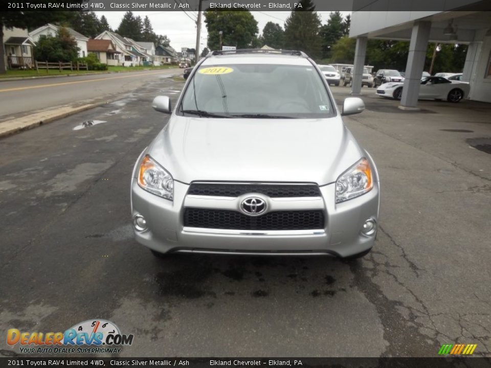 2011 Toyota RAV4 Limited 4WD Classic Silver Metallic / Ash Photo #2