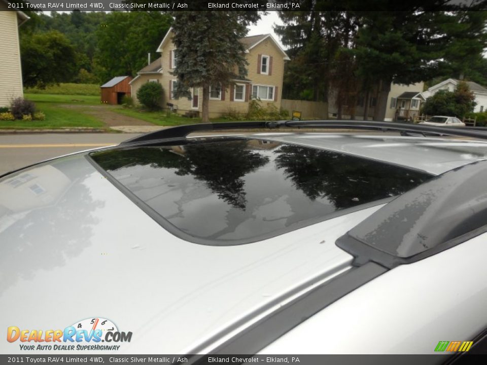2011 Toyota RAV4 Limited 4WD Classic Silver Metallic / Ash Photo #11
