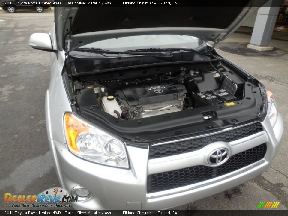 2011 Toyota RAV4 Limited 4WD Classic Silver Metallic / Ash Photo #12