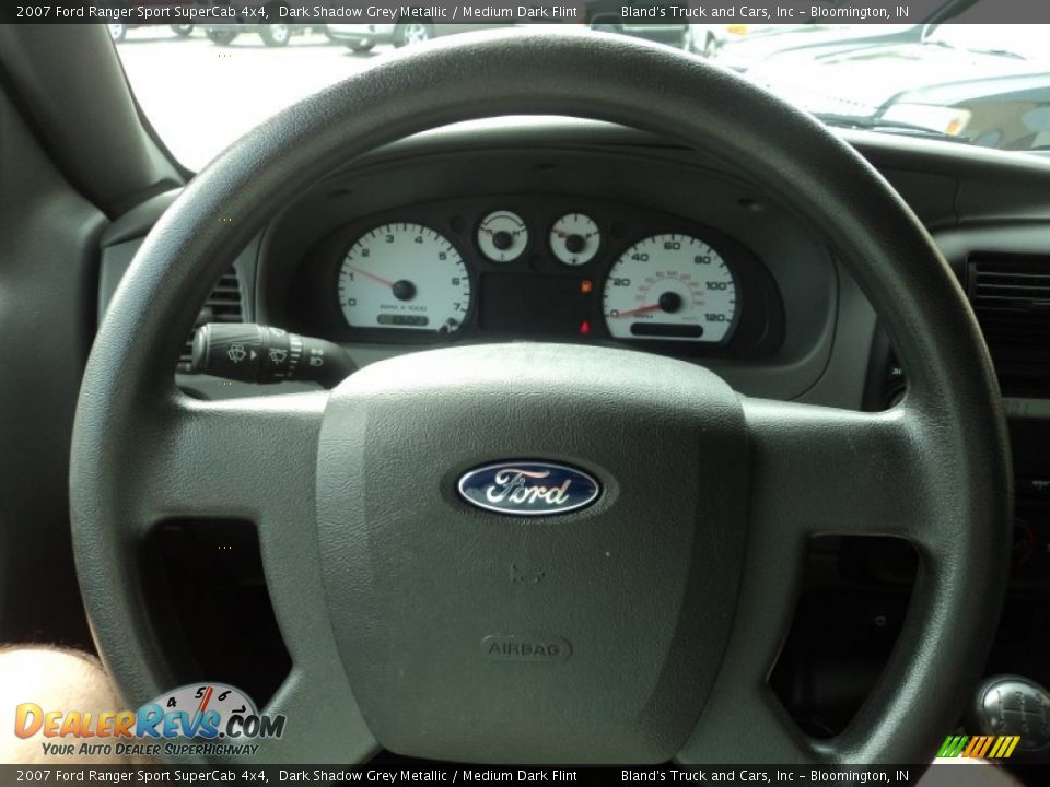 2007 Ford Ranger Sport SuperCab 4x4 Dark Shadow Grey Metallic / Medium Dark Flint Photo #6