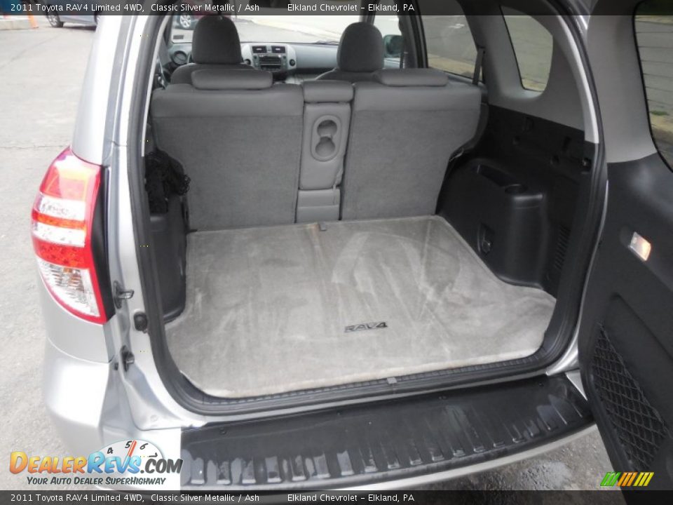 2011 Toyota RAV4 Limited 4WD Classic Silver Metallic / Ash Photo #13