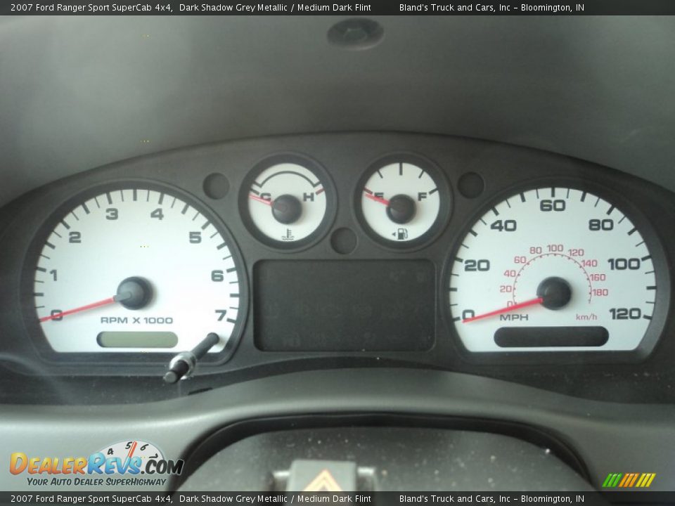 2007 Ford Ranger Sport SuperCab 4x4 Dark Shadow Grey Metallic / Medium Dark Flint Photo #7