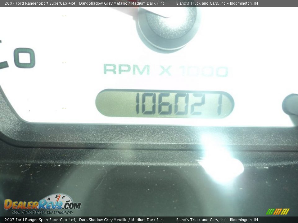 2007 Ford Ranger Sport SuperCab 4x4 Dark Shadow Grey Metallic / Medium Dark Flint Photo #8