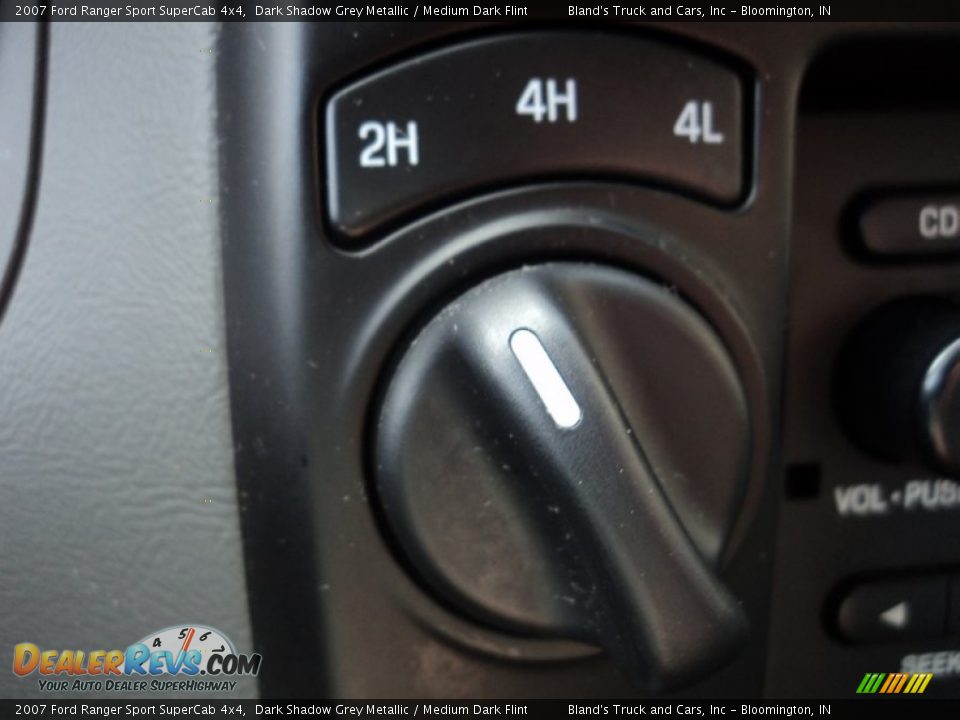 2007 Ford Ranger Sport SuperCab 4x4 Dark Shadow Grey Metallic / Medium Dark Flint Photo #9