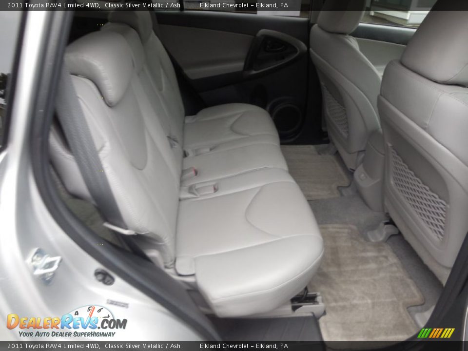 2011 Toyota RAV4 Limited 4WD Classic Silver Metallic / Ash Photo #19