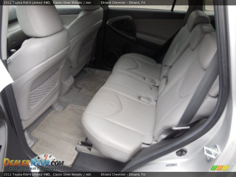 2011 Toyota RAV4 Limited 4WD Classic Silver Metallic / Ash Photo #23