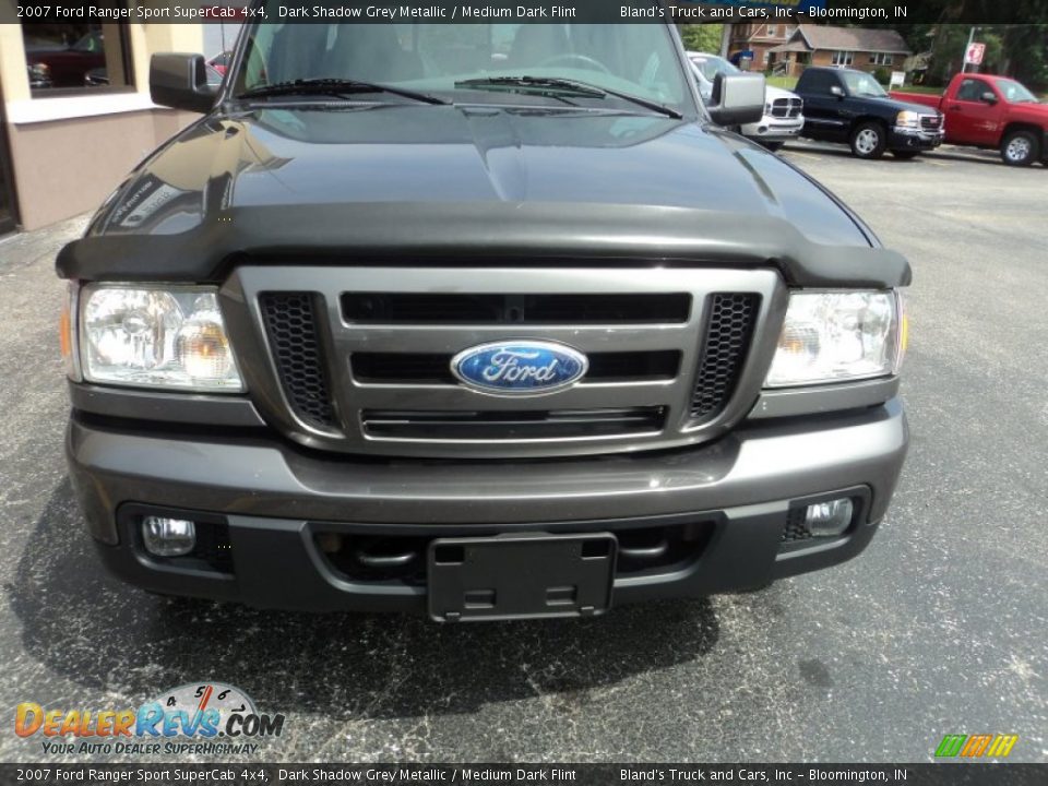 2007 Ford Ranger Sport SuperCab 4x4 Dark Shadow Grey Metallic / Medium Dark Flint Photo #17