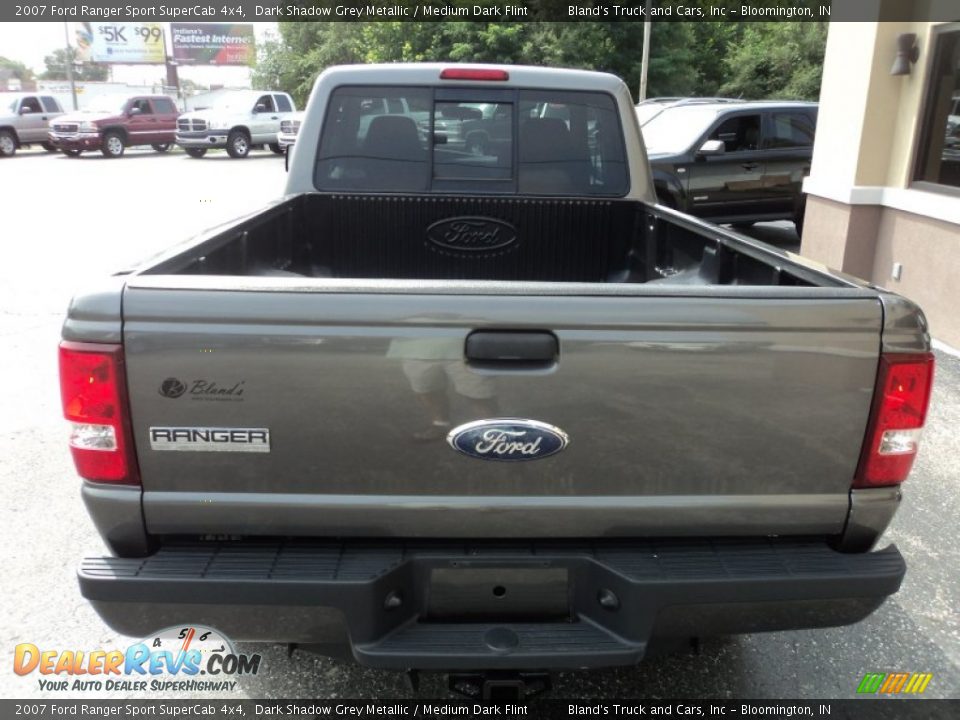2007 Ford Ranger Sport SuperCab 4x4 Dark Shadow Grey Metallic / Medium Dark Flint Photo #21