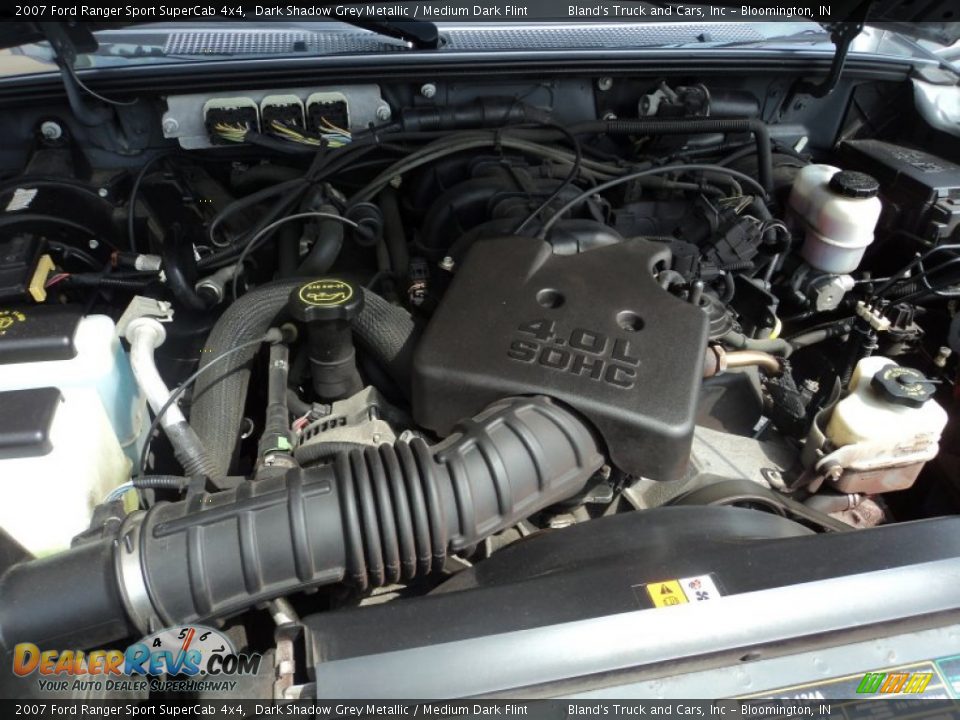 2007 Ford Ranger Sport SuperCab 4x4 Dark Shadow Grey Metallic / Medium Dark Flint Photo #23