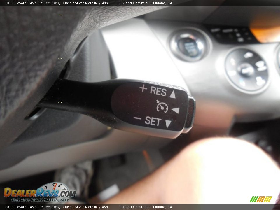 2011 Toyota RAV4 Limited 4WD Classic Silver Metallic / Ash Photo #34