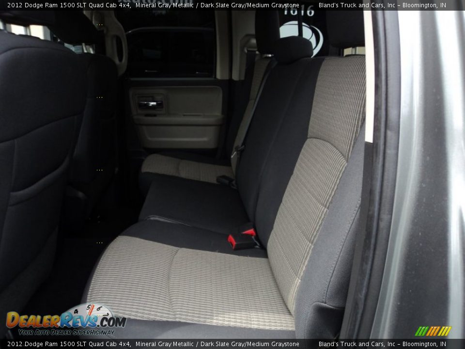 2012 Dodge Ram 1500 SLT Quad Cab 4x4 Mineral Gray Metallic / Dark Slate Gray/Medium Graystone Photo #20