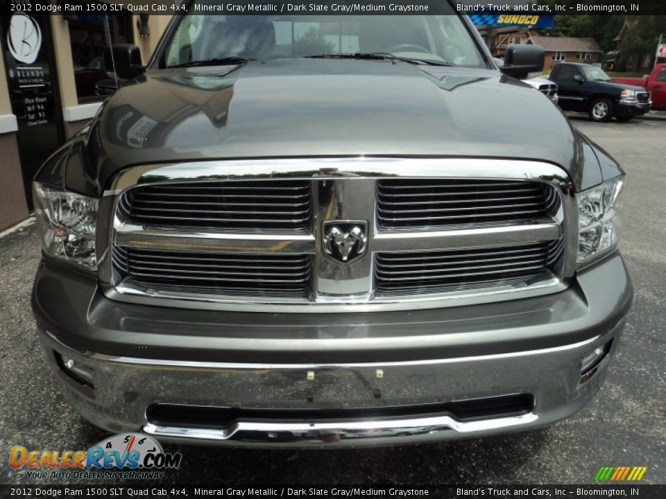 2012 Dodge Ram 1500 SLT Quad Cab 4x4 Mineral Gray Metallic / Dark Slate Gray/Medium Graystone Photo #21