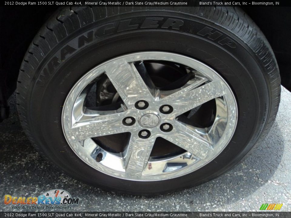 2012 Dodge Ram 1500 SLT Quad Cab 4x4 Mineral Gray Metallic / Dark Slate Gray/Medium Graystone Photo #22