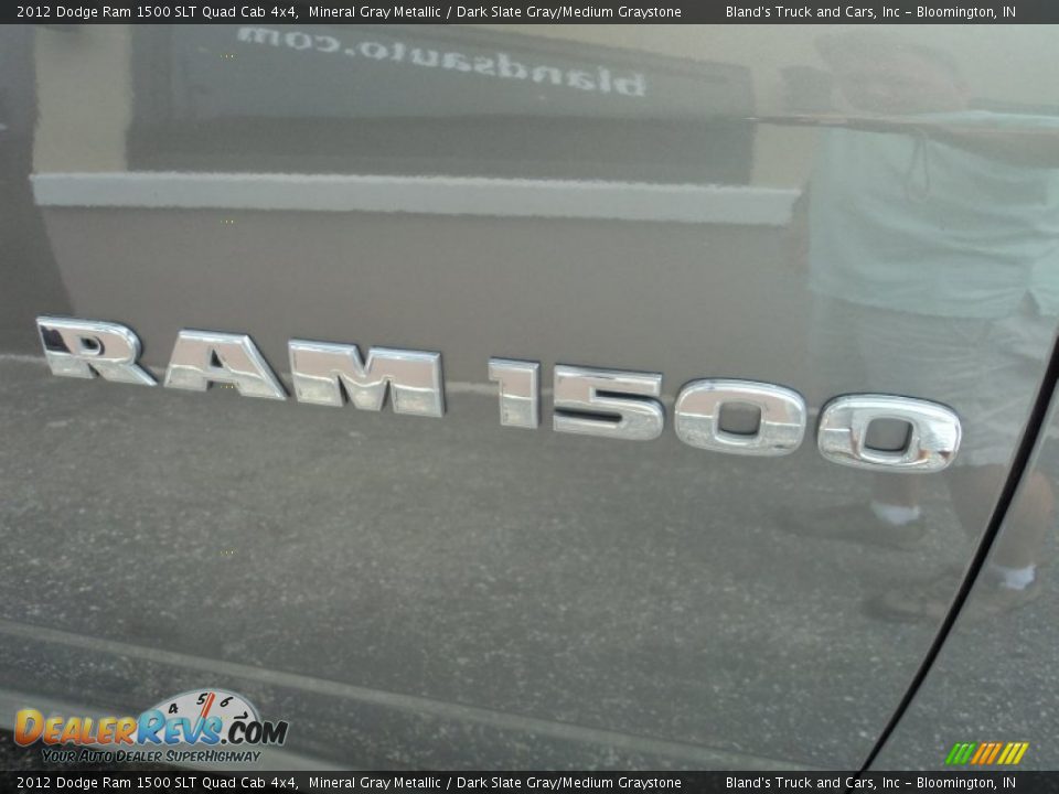 2012 Dodge Ram 1500 SLT Quad Cab 4x4 Mineral Gray Metallic / Dark Slate Gray/Medium Graystone Photo #24