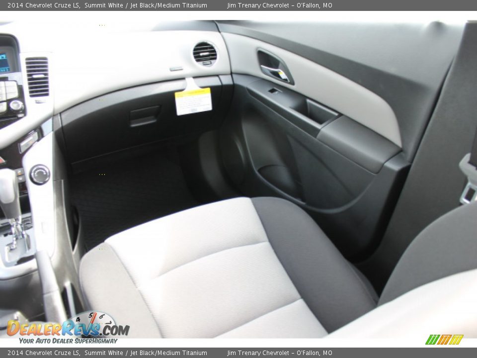2014 Chevrolet Cruze LS Summit White / Jet Black/Medium Titanium Photo #13