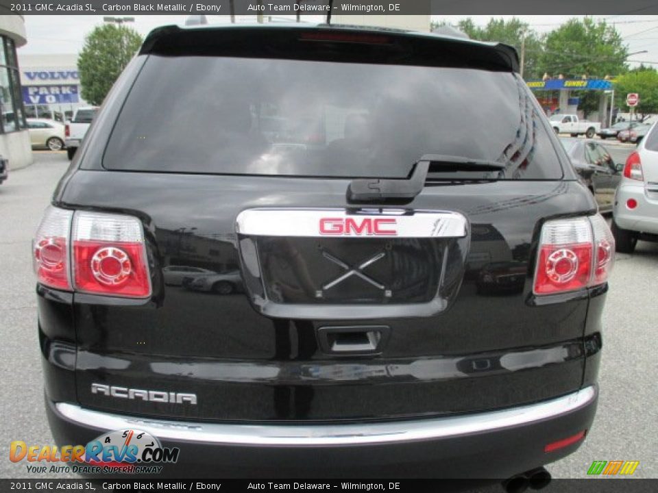 2011 GMC Acadia SL Carbon Black Metallic / Ebony Photo #5
