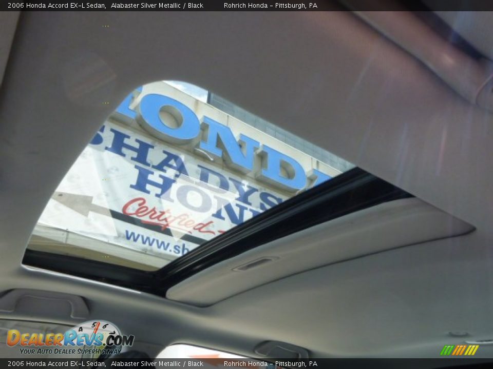 2006 Honda Accord EX-L Sedan Alabaster Silver Metallic / Black Photo #7