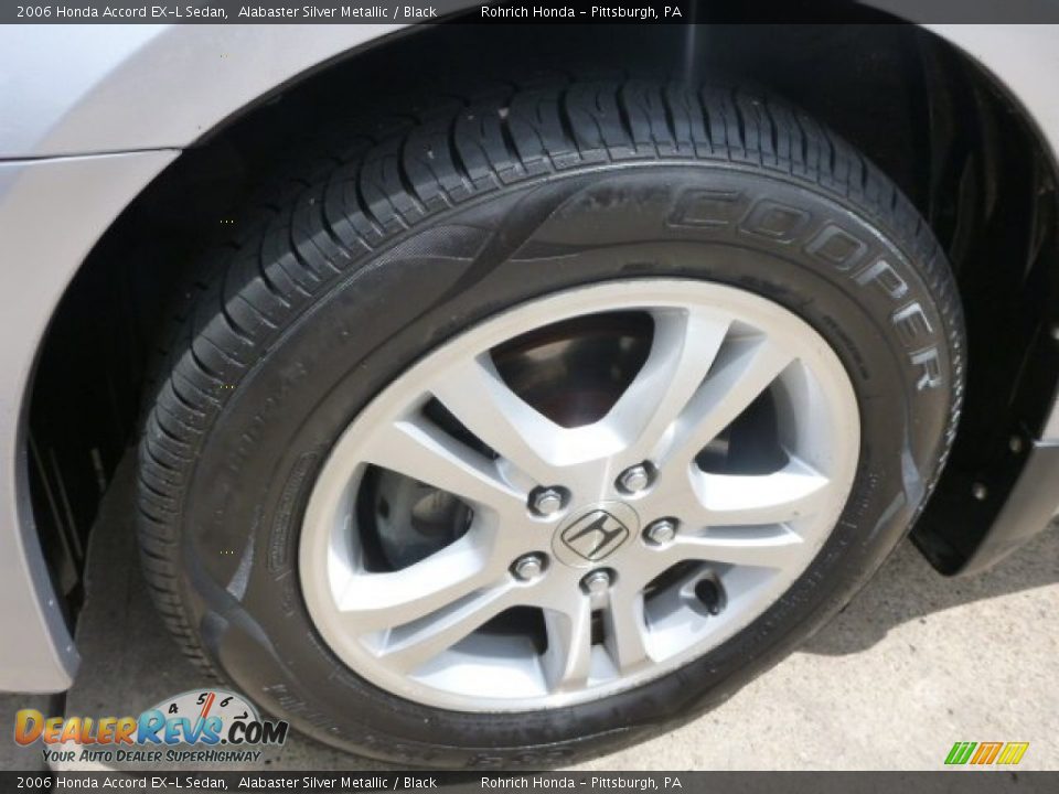 2006 Honda Accord EX-L Sedan Alabaster Silver Metallic / Black Photo #8