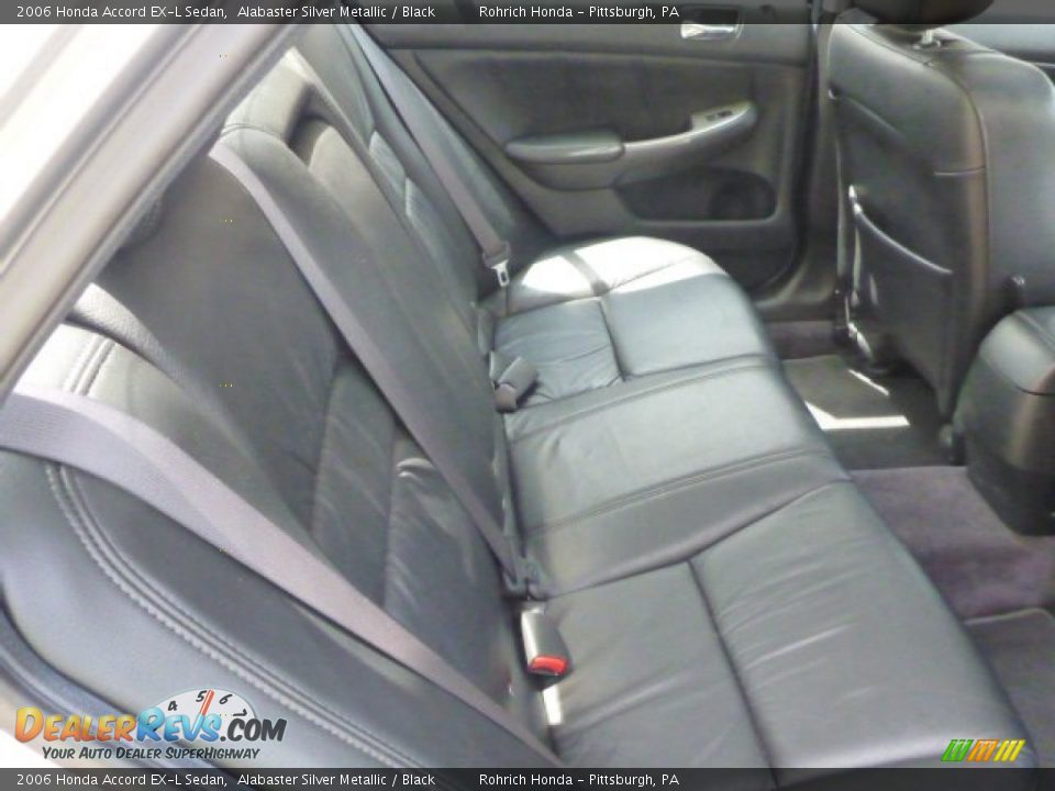 2006 Honda Accord EX-L Sedan Alabaster Silver Metallic / Black Photo #14