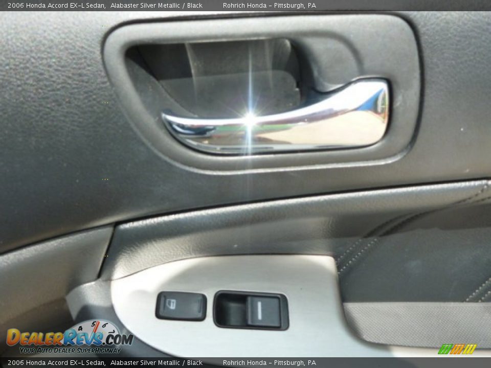 2006 Honda Accord EX-L Sedan Alabaster Silver Metallic / Black Photo #15
