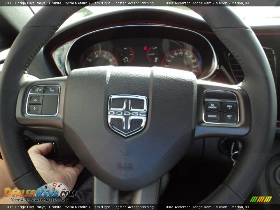 2015 Dodge Dart Rallye Steering Wheel Photo #8