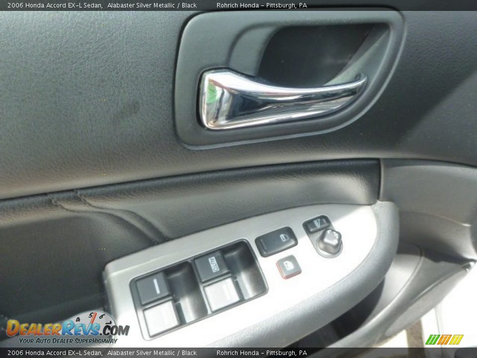 2006 Honda Accord EX-L Sedan Alabaster Silver Metallic / Black Photo #20