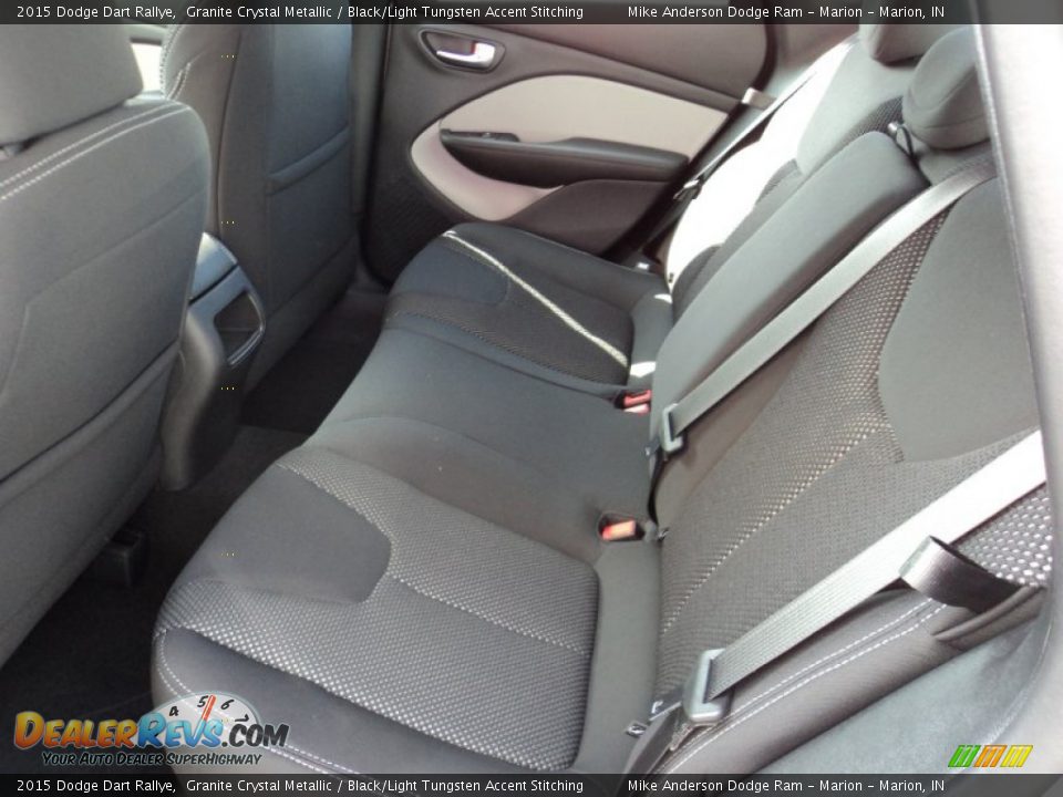 Rear Seat of 2015 Dodge Dart Rallye Photo #9