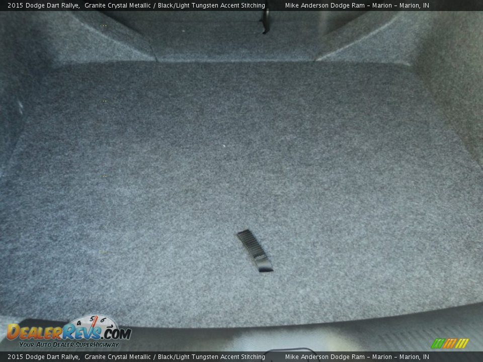 2015 Dodge Dart Rallye Granite Crystal Metallic / Black/Light Tungsten Accent Stitching Photo #10