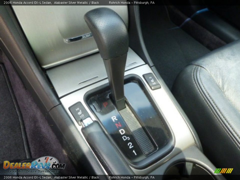 2006 Honda Accord EX-L Sedan Alabaster Silver Metallic / Black Photo #23