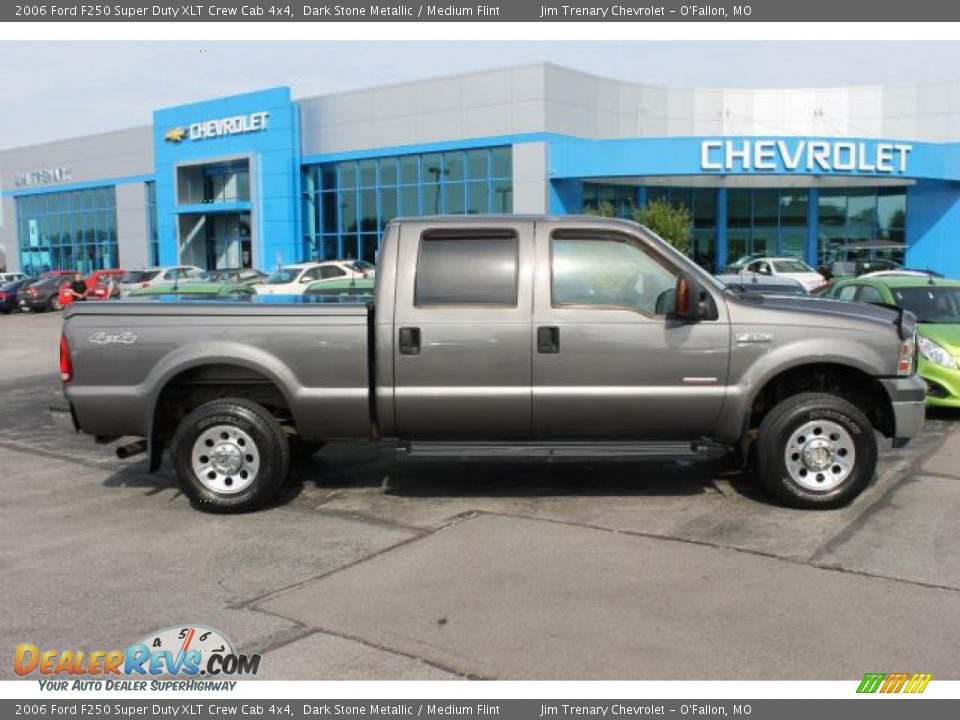 2006 Ford F250 Super Duty XLT Crew Cab 4x4 Dark Stone Metallic / Medium Flint Photo #1