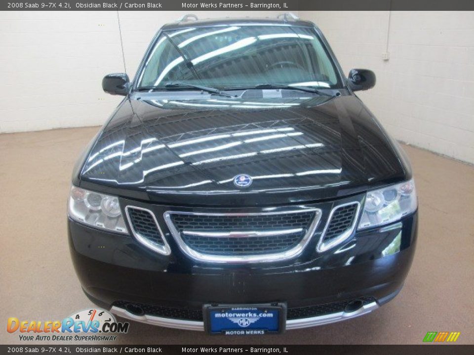 2008 Saab 9-7X 4.2i Obsidian Black / Carbon Black Photo #2