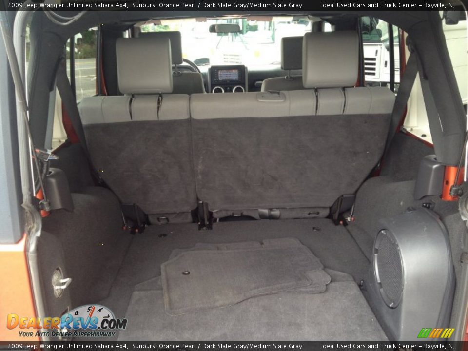 2009 Jeep Wrangler Unlimited Sahara 4x4 Sunburst Orange Pearl / Dark Slate Gray/Medium Slate Gray Photo #16