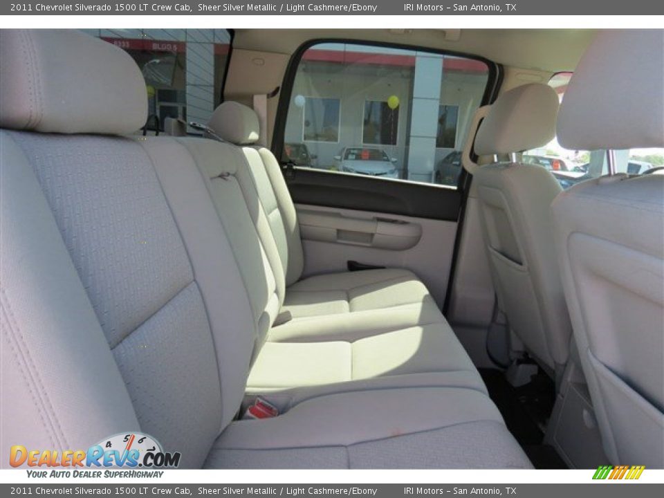2011 Chevrolet Silverado 1500 LT Crew Cab Sheer Silver Metallic / Light Cashmere/Ebony Photo #14